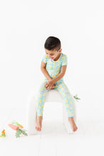 Load image into Gallery viewer, Chick Blue Gingham Two Piece Long Set