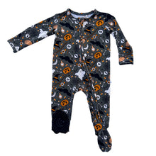 Load image into Gallery viewer, Halloween Footed Onesie
