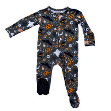 Load image into Gallery viewer, Halloween Footed Onesie