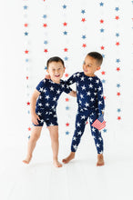 Load image into Gallery viewer, Navy Star Two-Piece Long Set