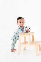 Load image into Gallery viewer, Sports convertible footed Onesie