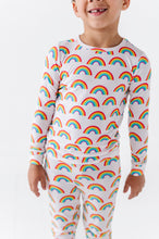Load image into Gallery viewer, Rainbow Ribbed Two-Piece Long Set