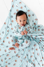 Load image into Gallery viewer, Sports convertible footed Onesie