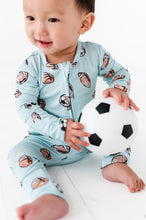 Load image into Gallery viewer, Sports convertible footed Onesie