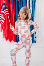 Load image into Gallery viewer, American Flag Two-Piece Long Set