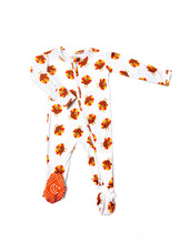 Load image into Gallery viewer, Turkey Convertible Foot Onesie