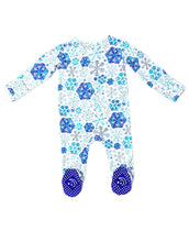 Load image into Gallery viewer, Snowflake Footed Onesie