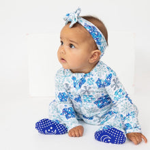 Load image into Gallery viewer, Snowflake Footed Onesie