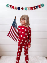 Load image into Gallery viewer, Red Star Two-Piece Long Set