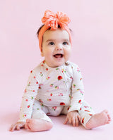 Roses Zipper Onesie