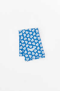 Blue Affirmation Heart Swaddle