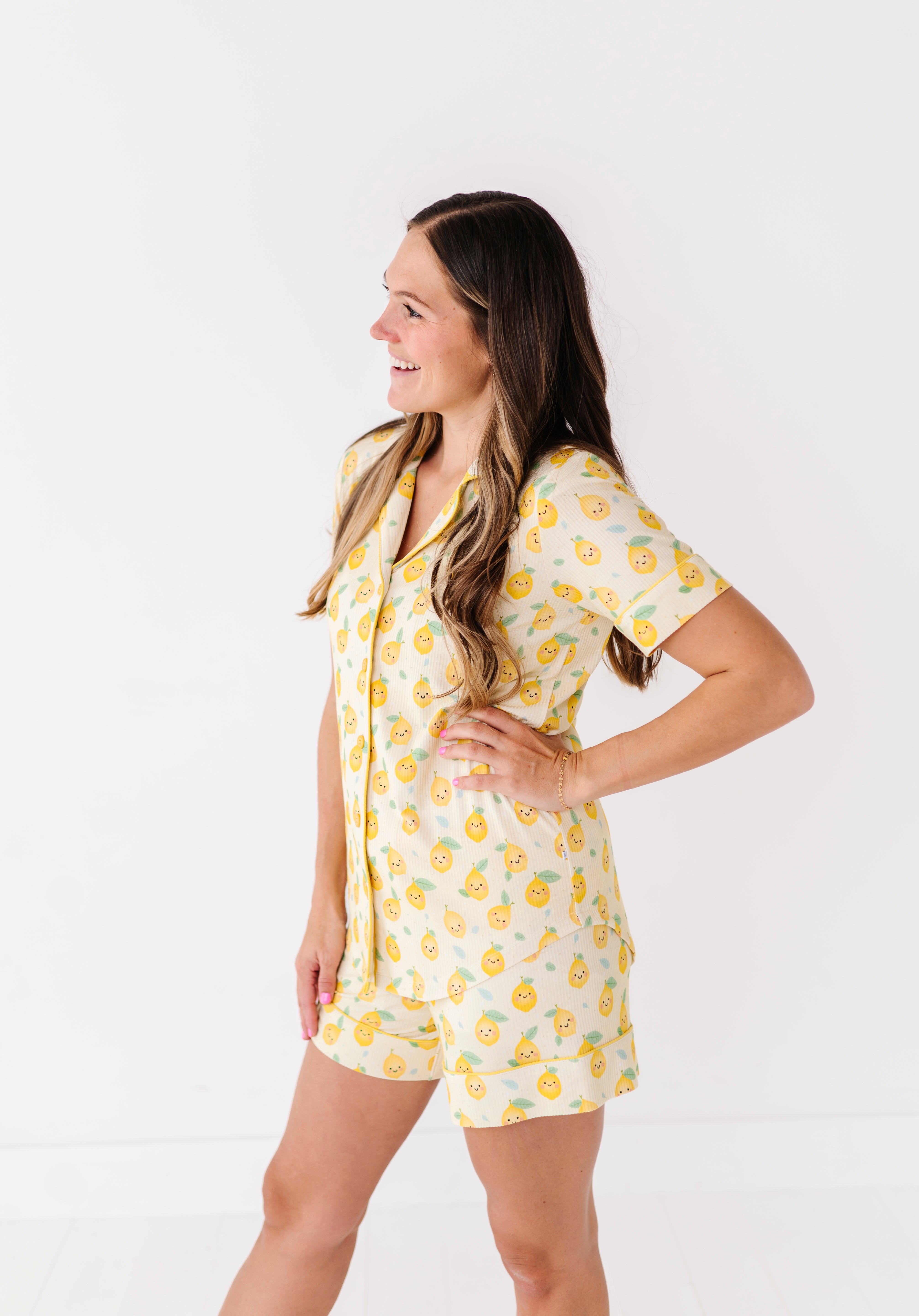 Happy Lemon Women's Short Set