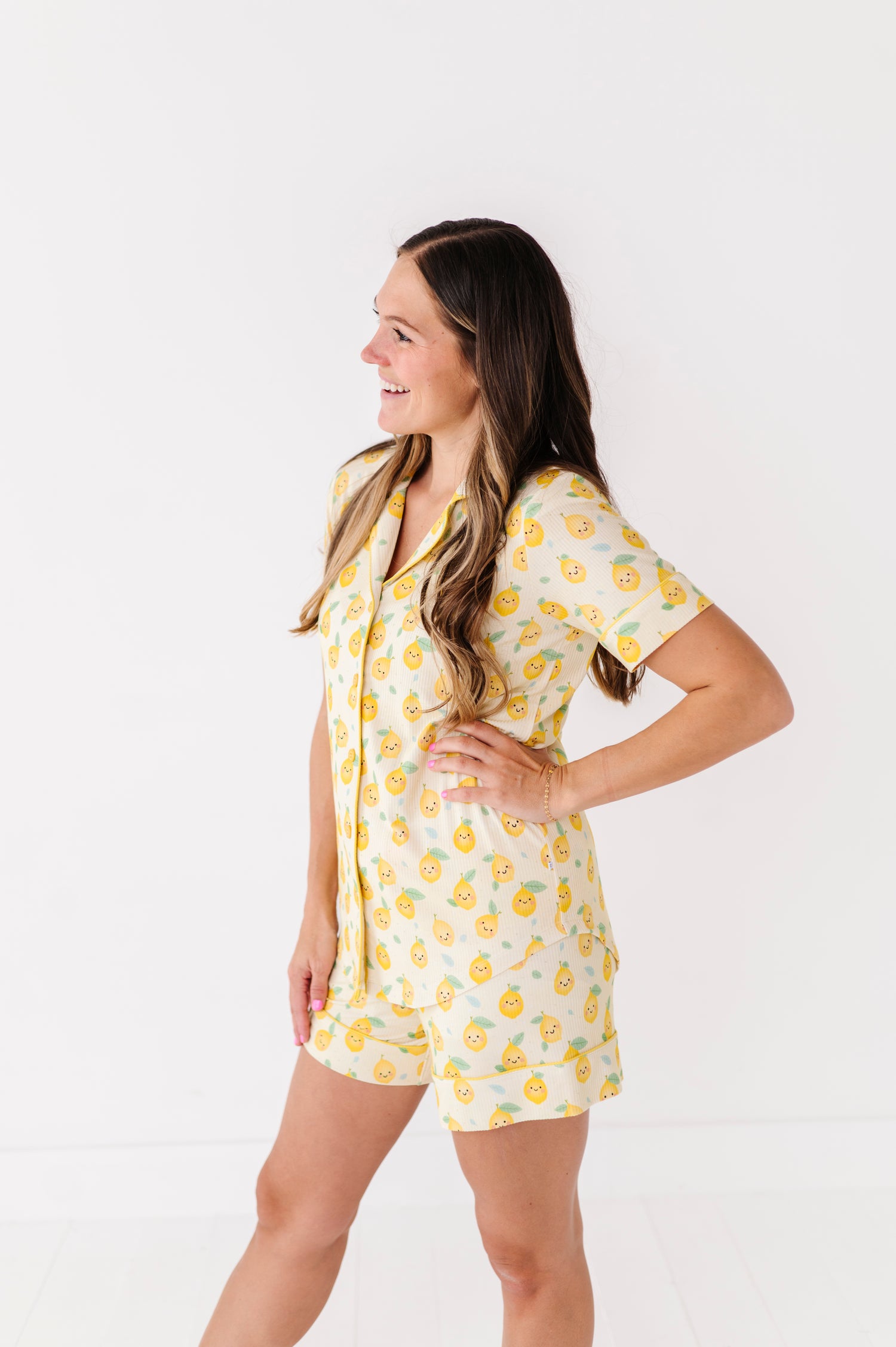 Happy Lemon Women's Short Set