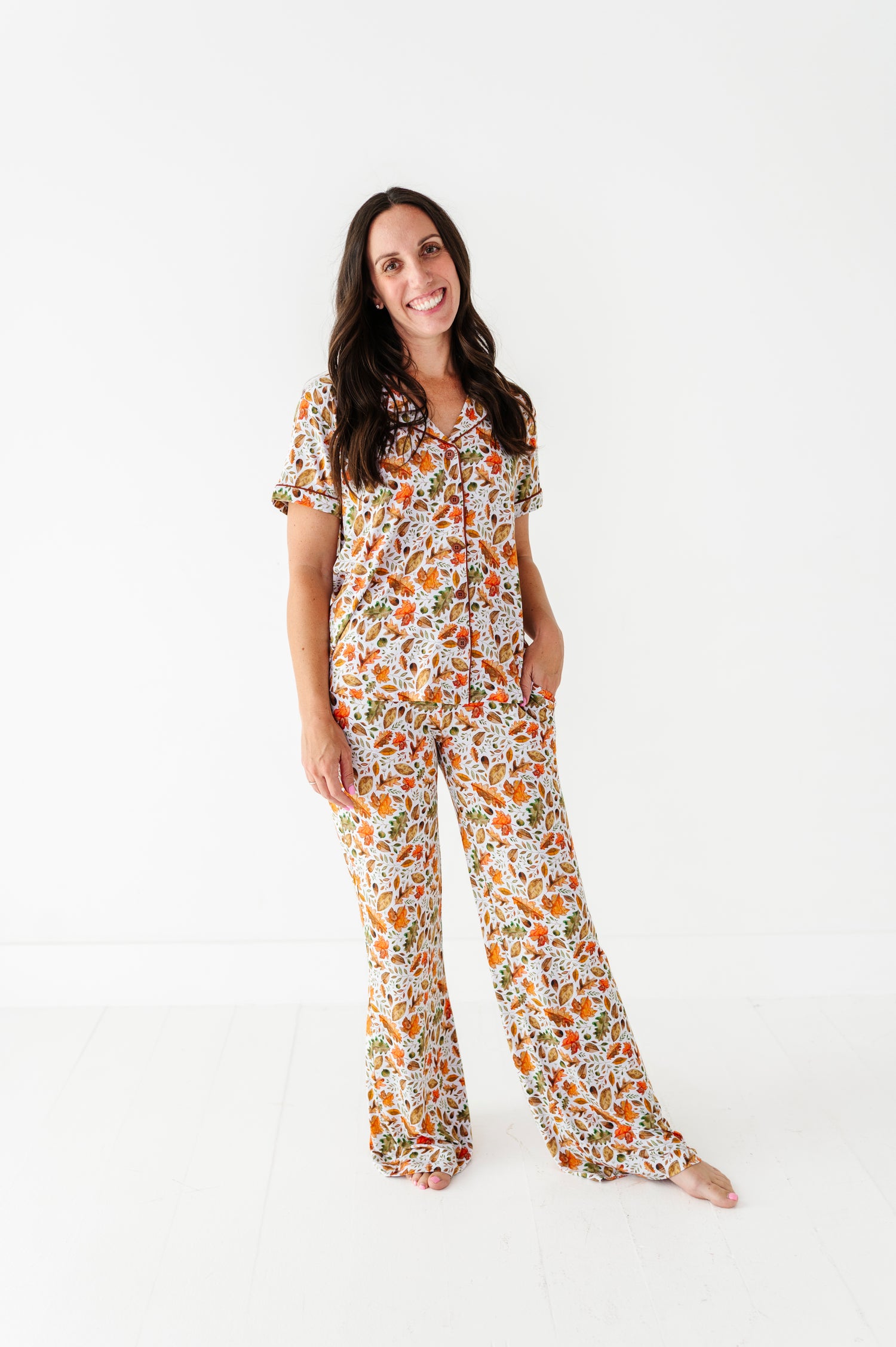 Fall Leaves Women's Flare Set