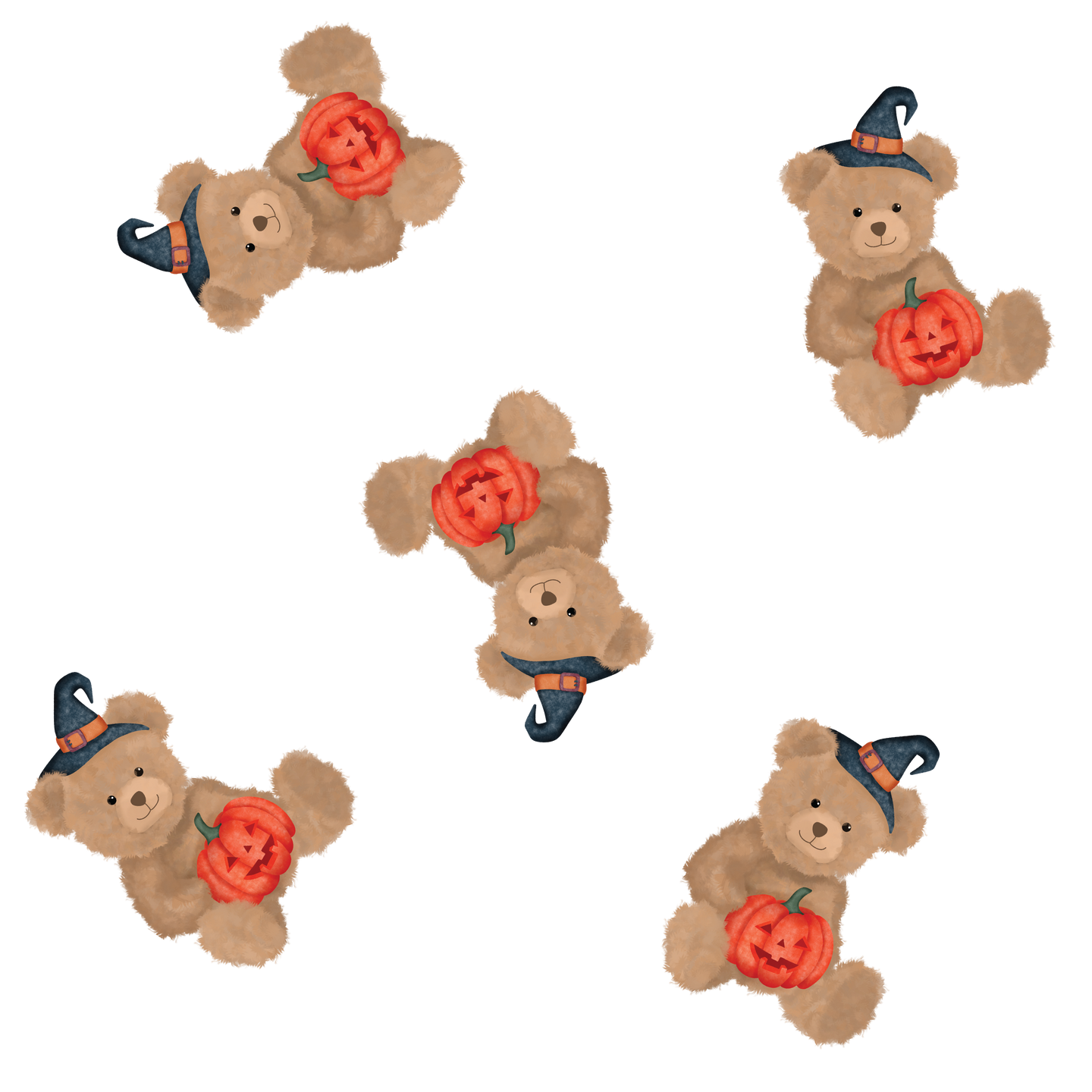 Halloween Bear Short Set