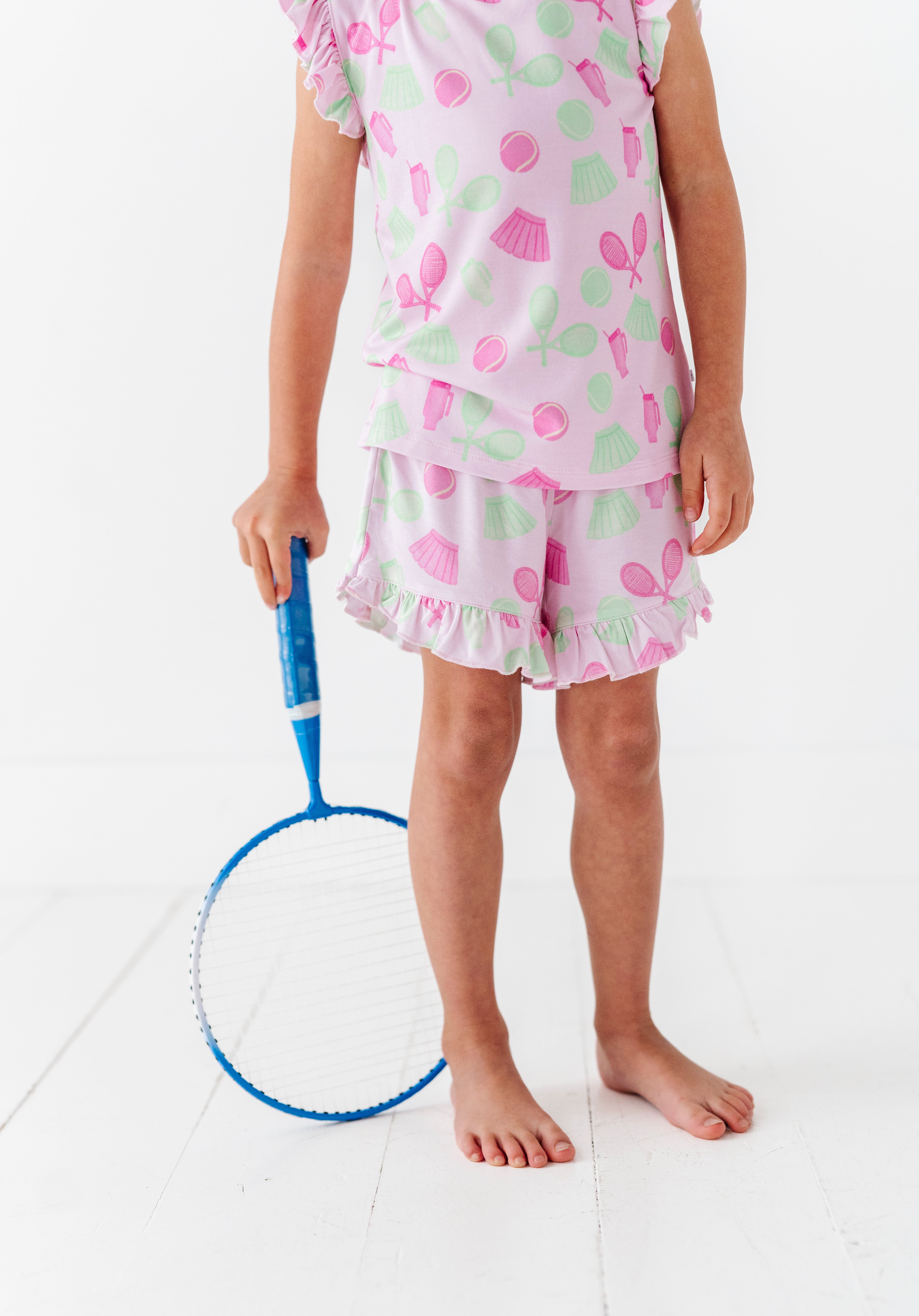 Tennis Ruffle Short Set