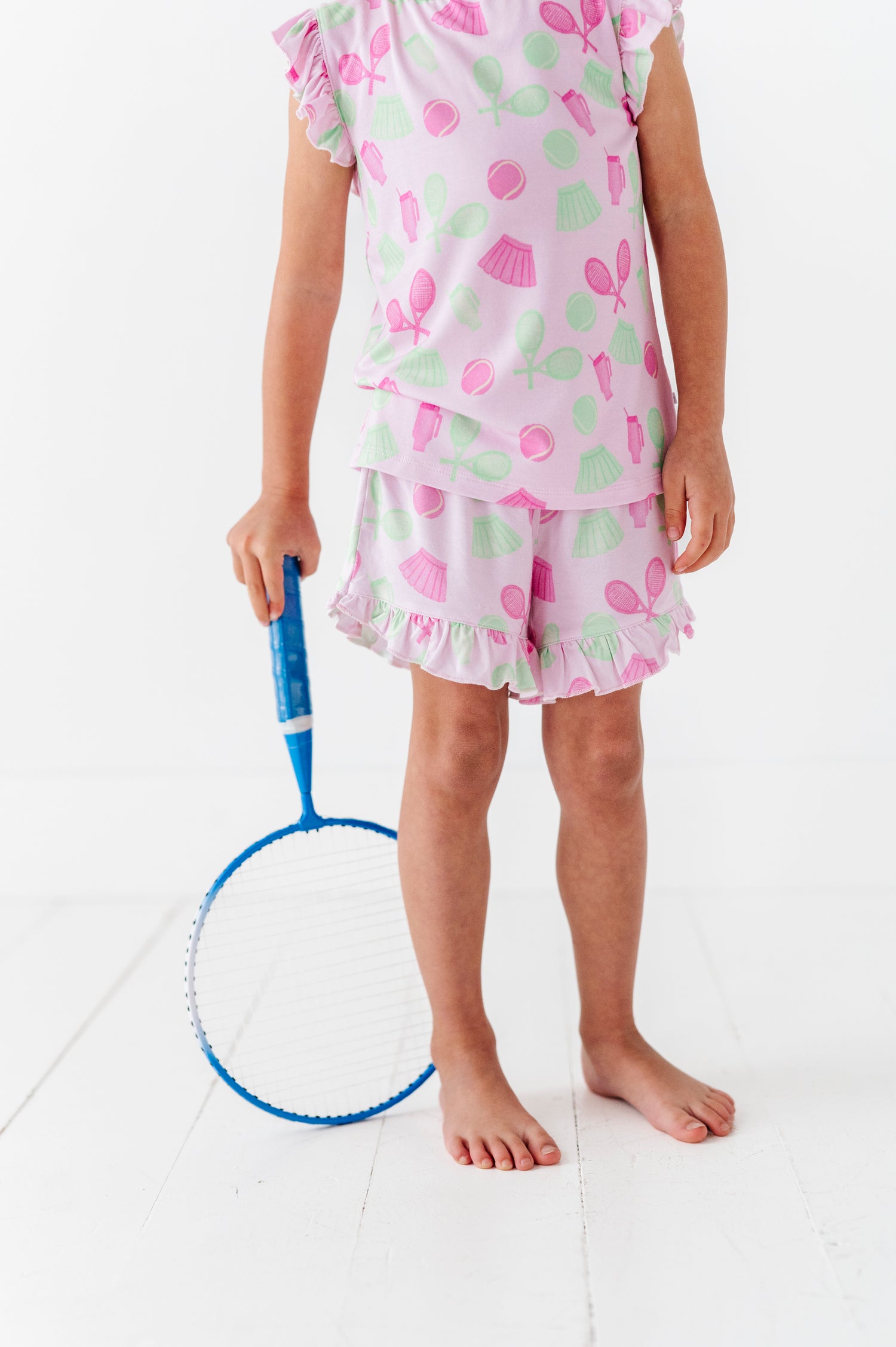 Tennis Ruffle Short Set