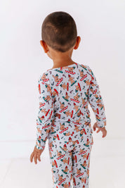 Snowboarding Gingerbread Two Piece Pajama Set