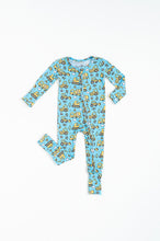 Load image into Gallery viewer, Construction Convertible Footed Onesie
