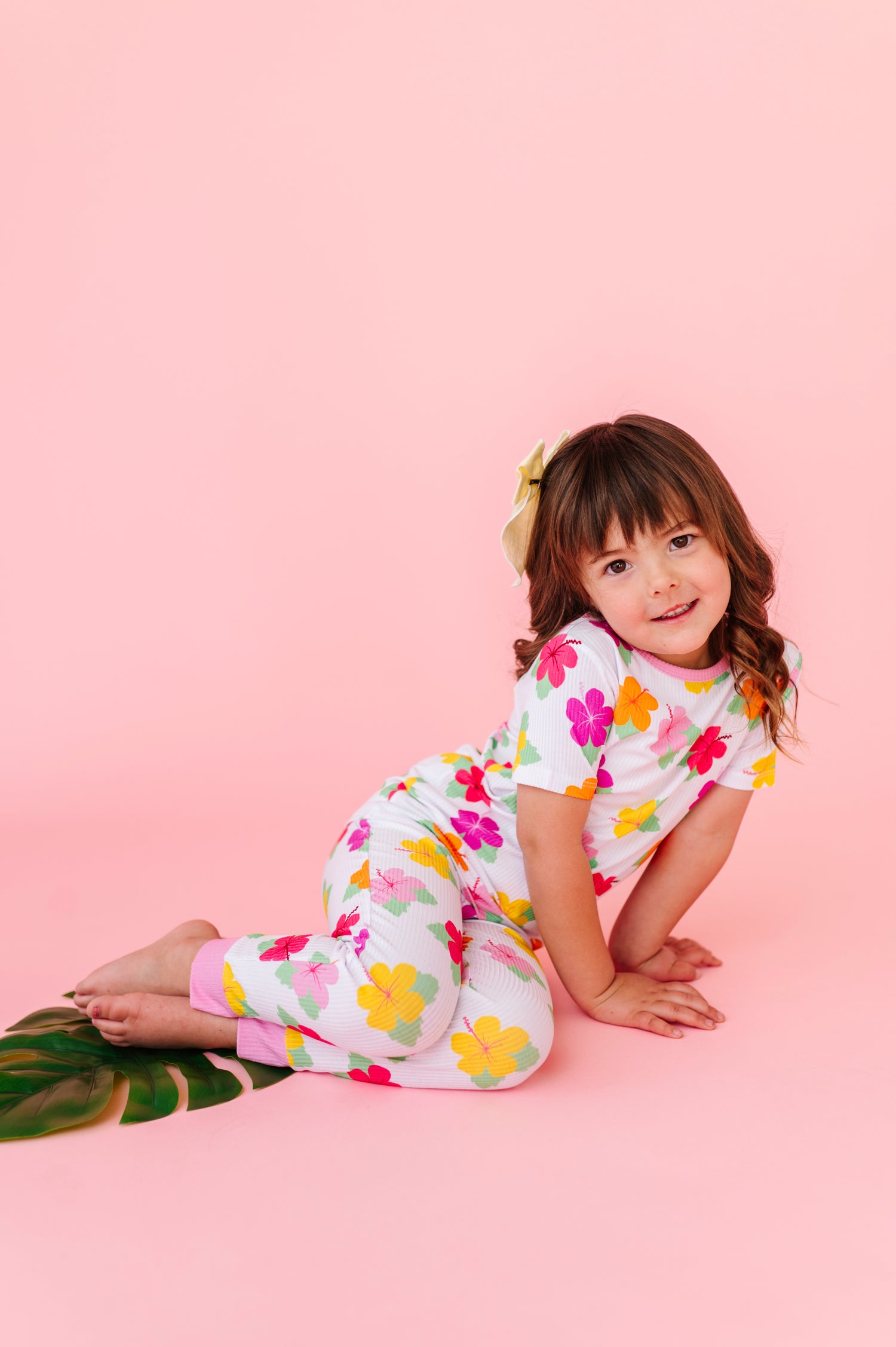 Hawaiian Flowers Two-Piece Set