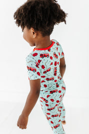 Fire Truck Two Piece Pajama Set