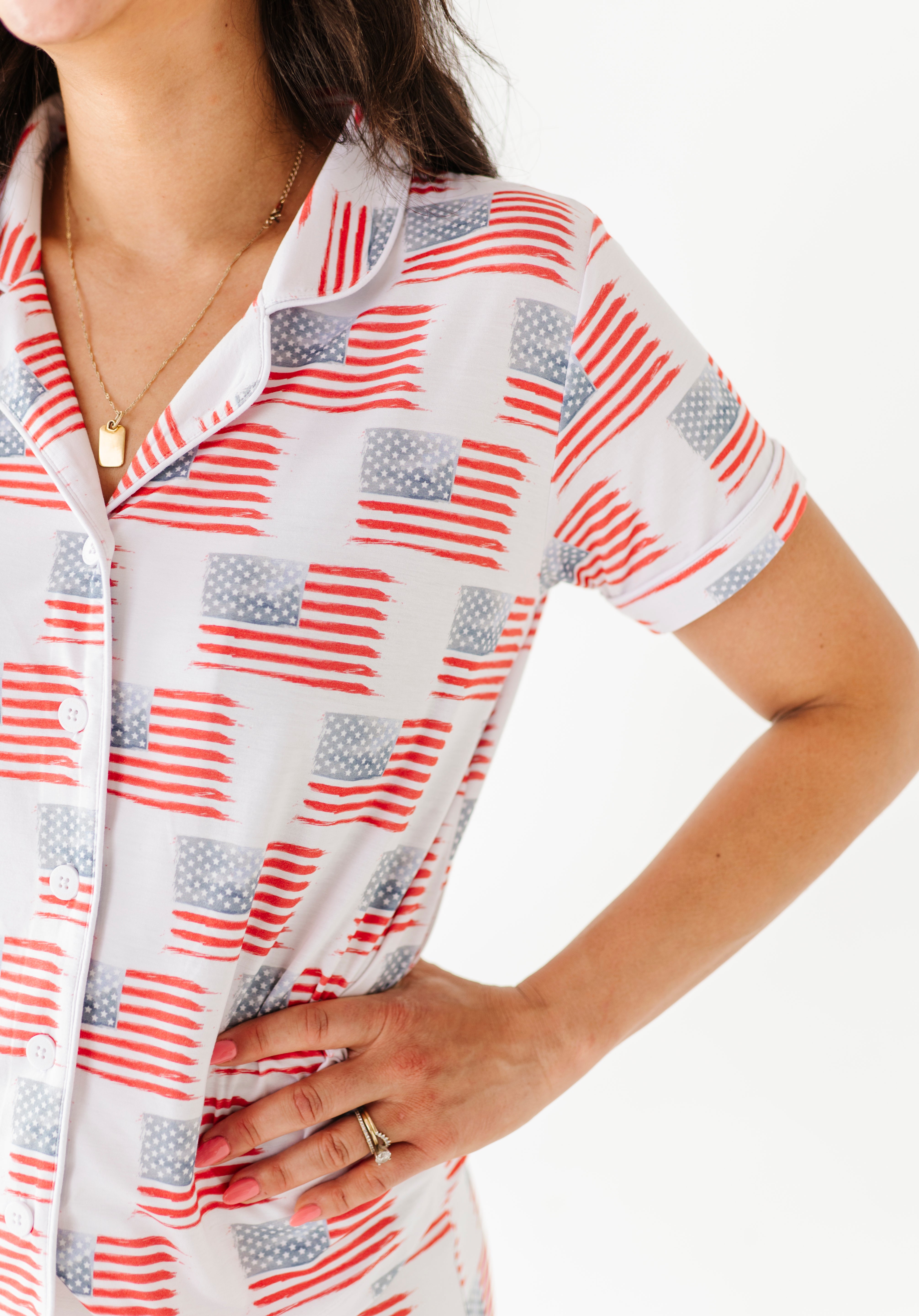 American Flag Women's Flare Set