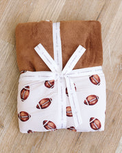 Vintage Football Plush Blanket