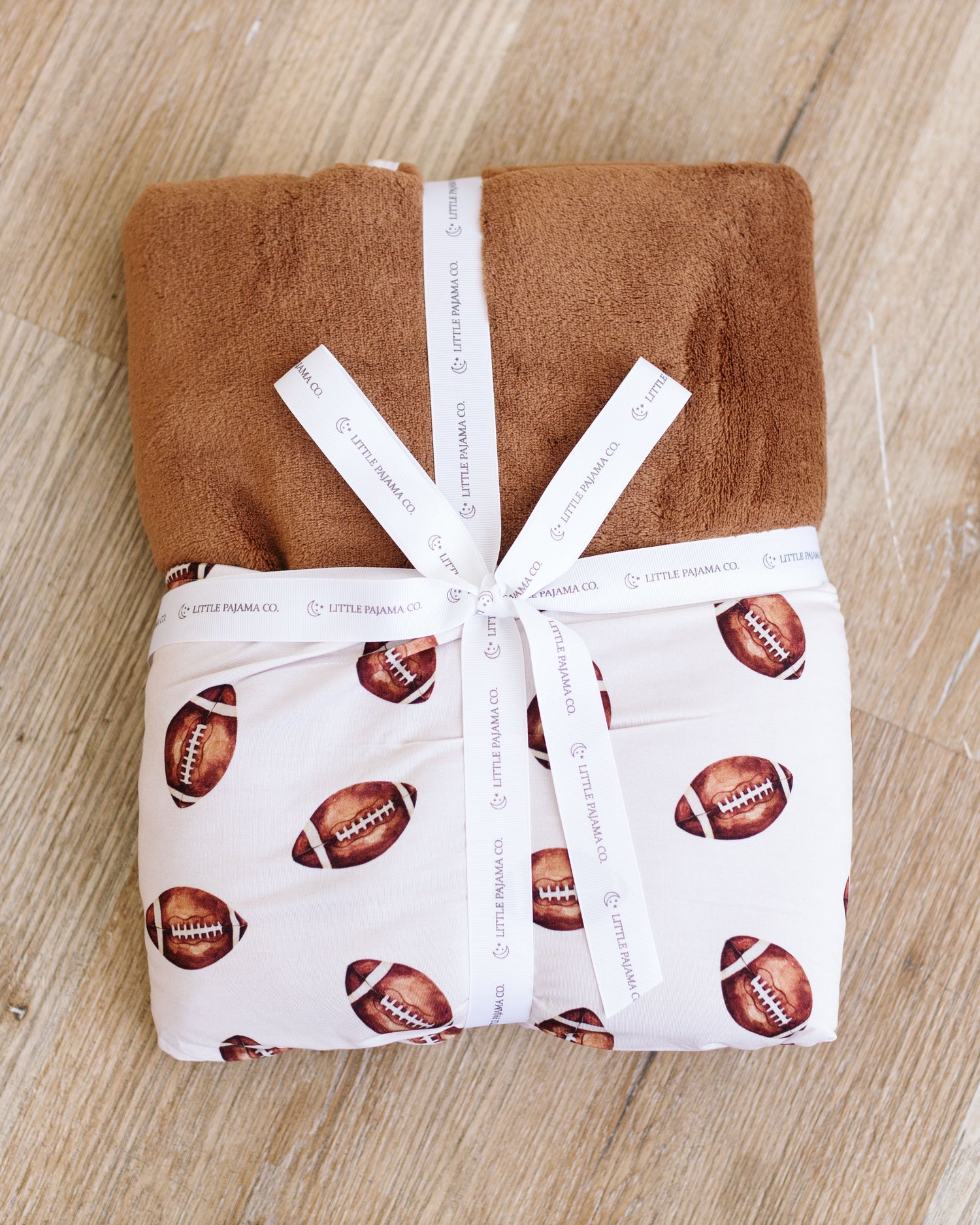 Vintage Football Plush Blanket