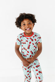 Fire Truck Two Piece Pajama Set
