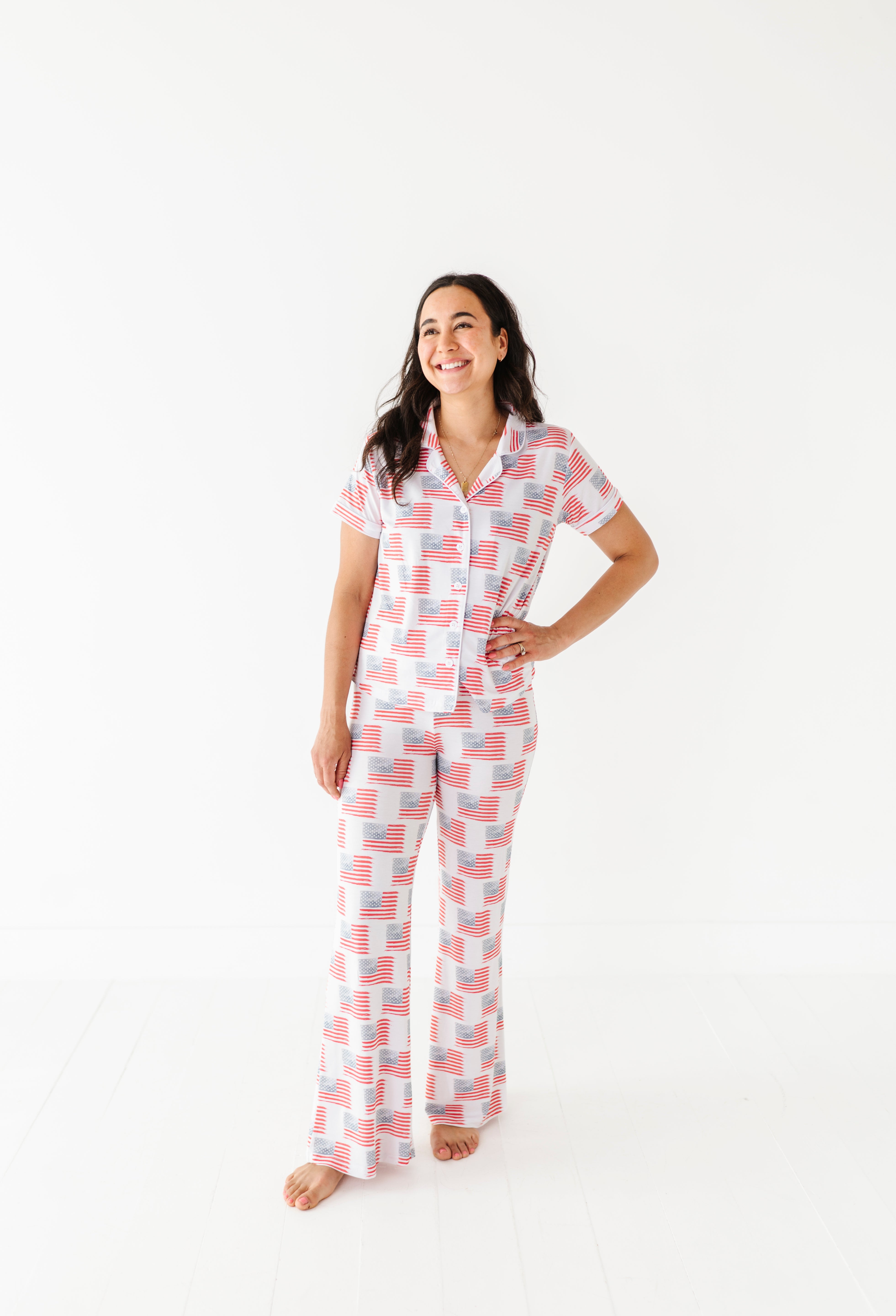 American Flag Women's Flare Set