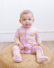 Load image into Gallery viewer, Pink Gingham Pumpkin Convertible Onesie
