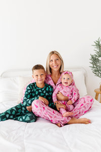 Green Pine Tree Two-Piece Long Set