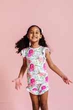 Load image into Gallery viewer, Pink Peony Ruffle Short Set
