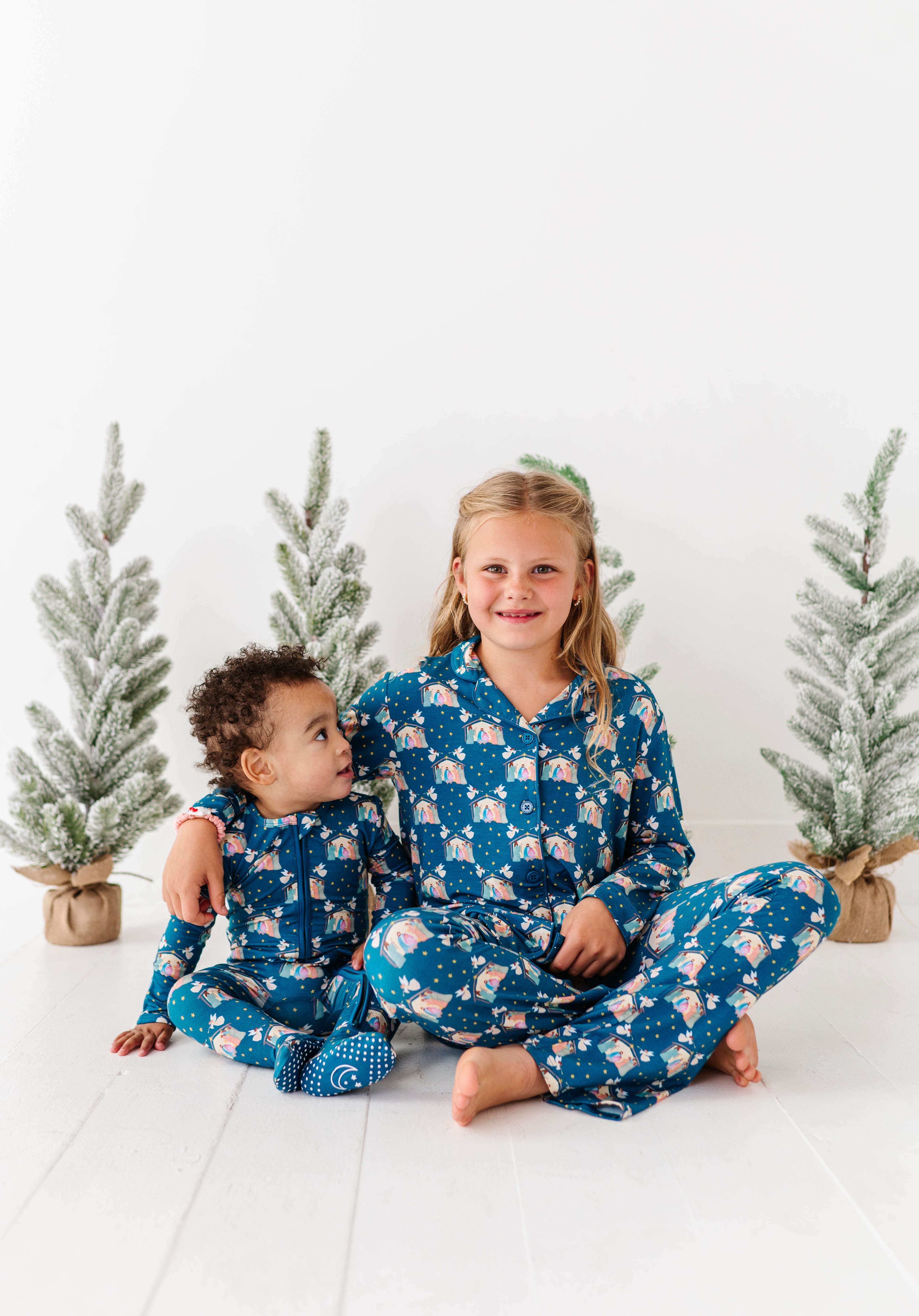 Nativity Zipper Onesie