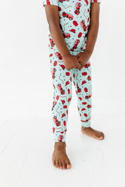 Fire Truck Two Piece Pajama Set