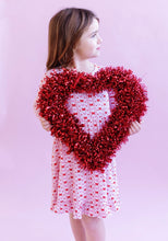 Load image into Gallery viewer, Heart and Bow Ruffle Dress
