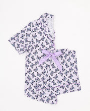 Load image into Gallery viewer, Purple Butterfly Women&#39;s Short Set
