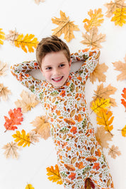 Fall Leaves Two Piece Pajama Set