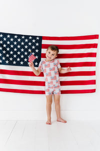 American Flag Short Set