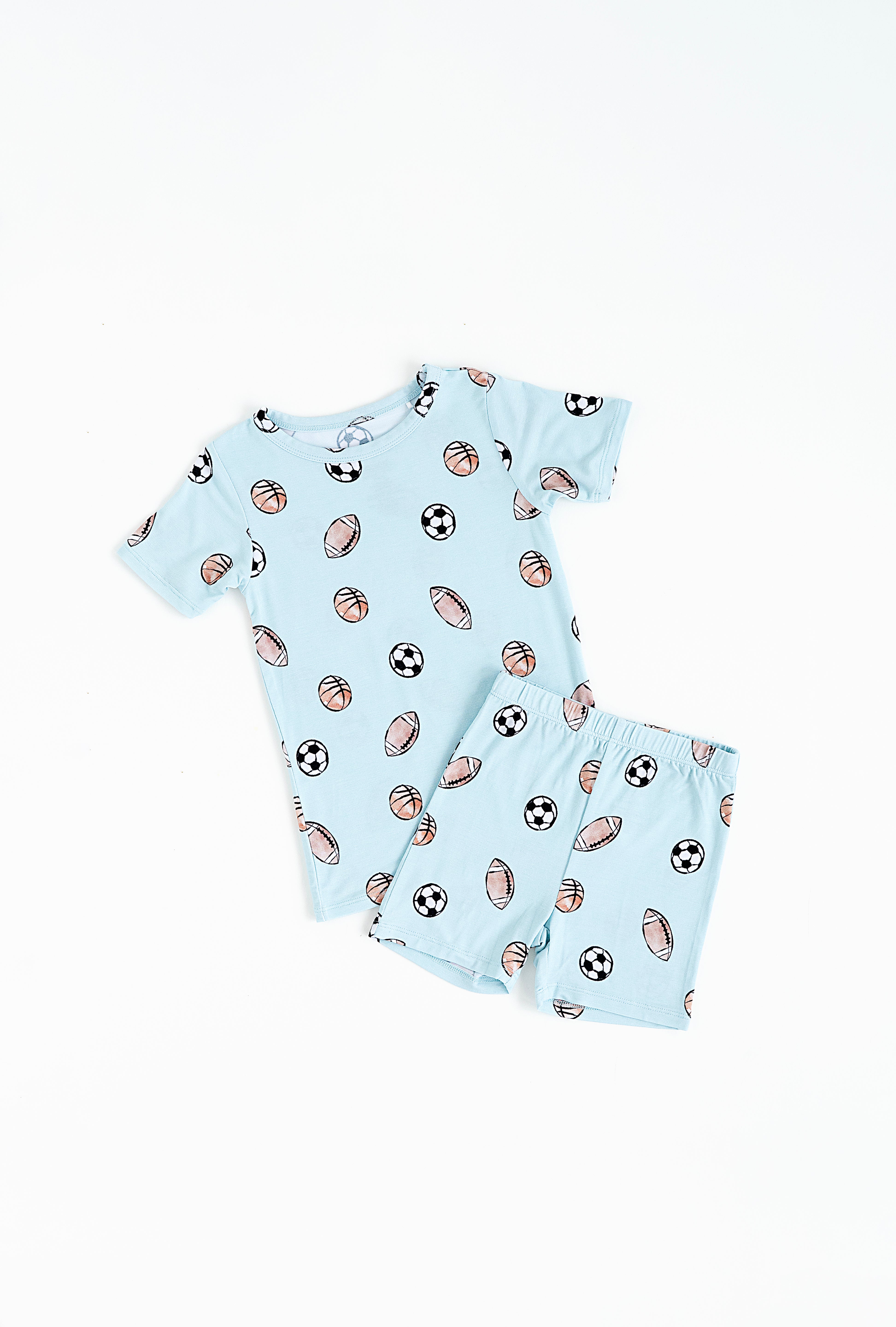 Sports Boy Pajama Short Set