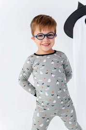 Happy Spooky Green Two Piece Pajama Set