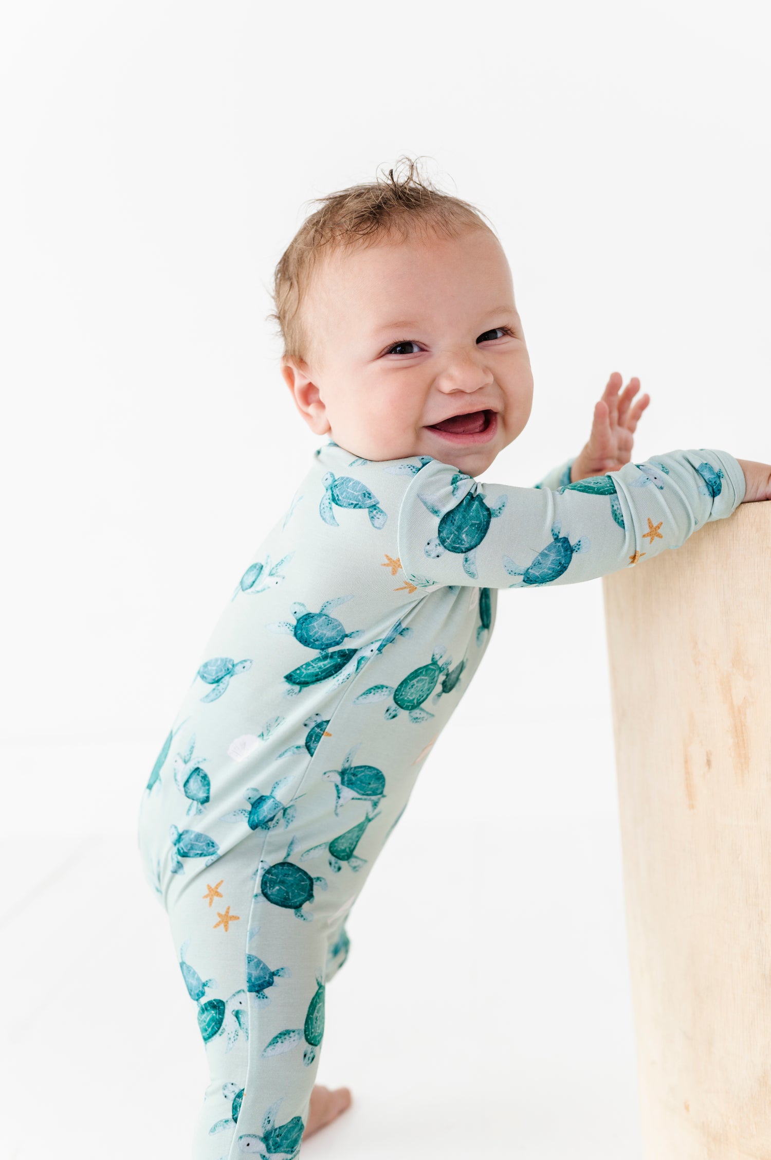 Sea Turtles Zipper Onesie
