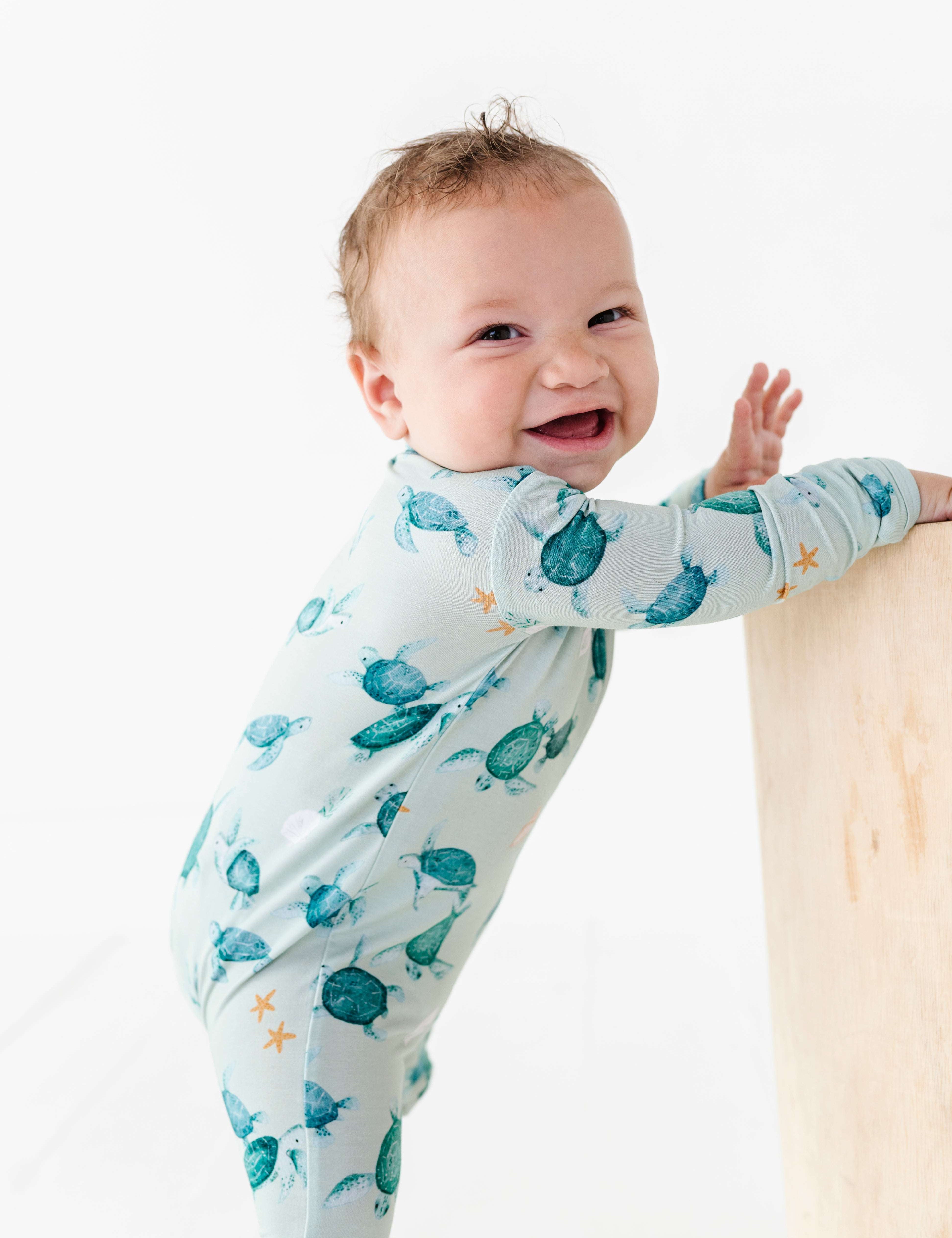 Sea Turtles Zipper Onesie