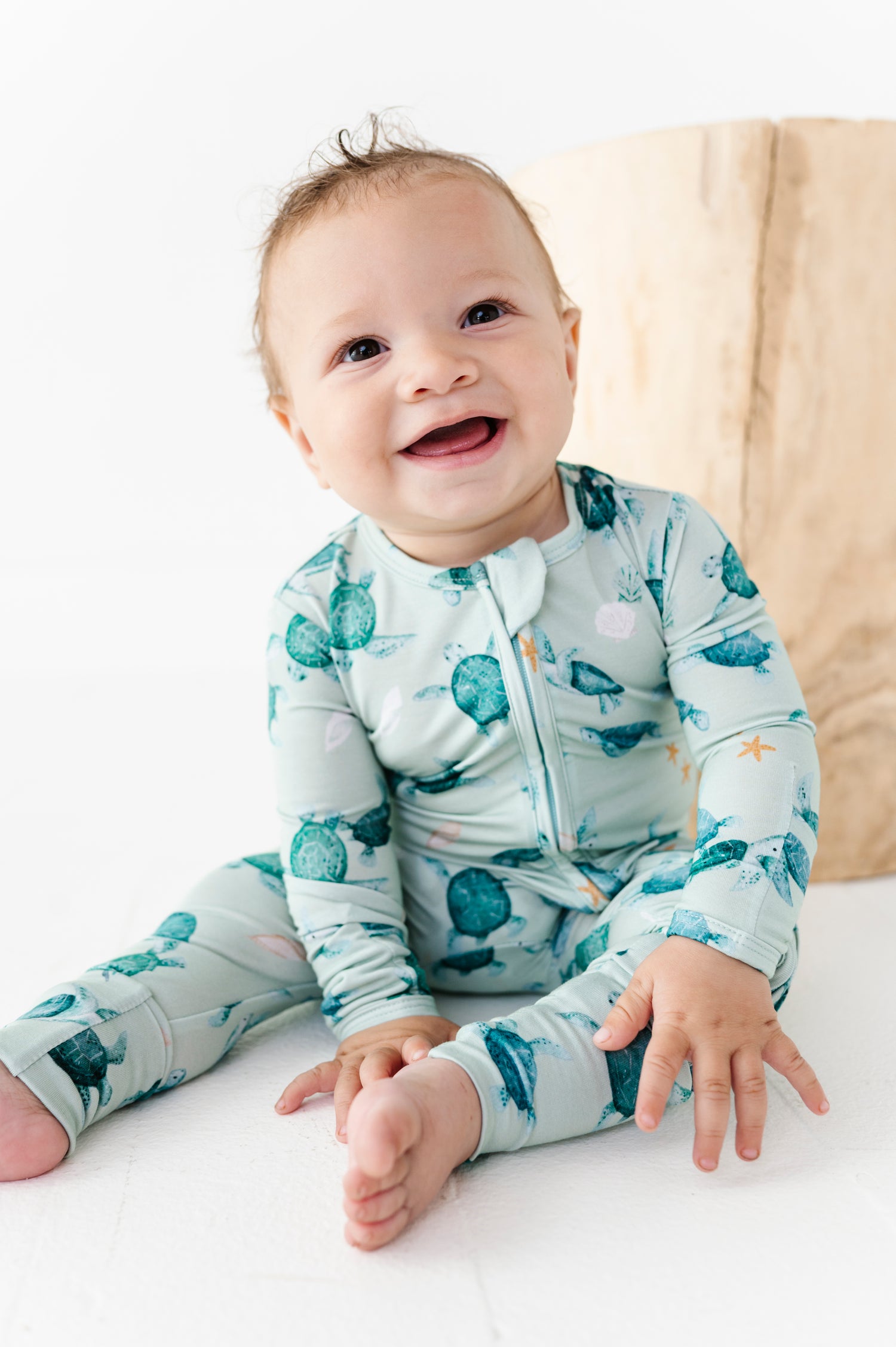 Sea Turtles Zipper Onesie
