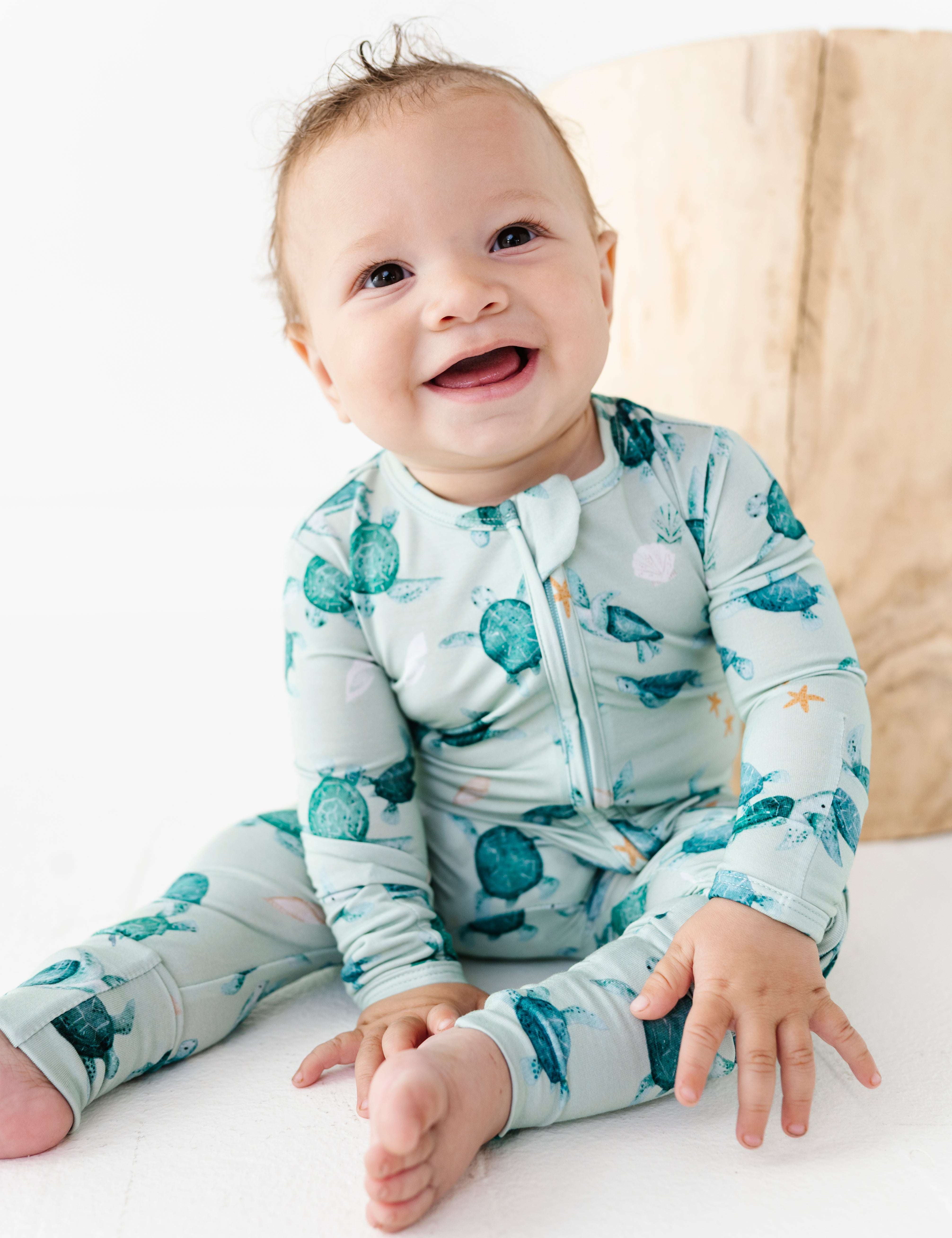 Sea Turtles Zipper Onesie
