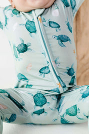Sea Turtles Zipper Onesie