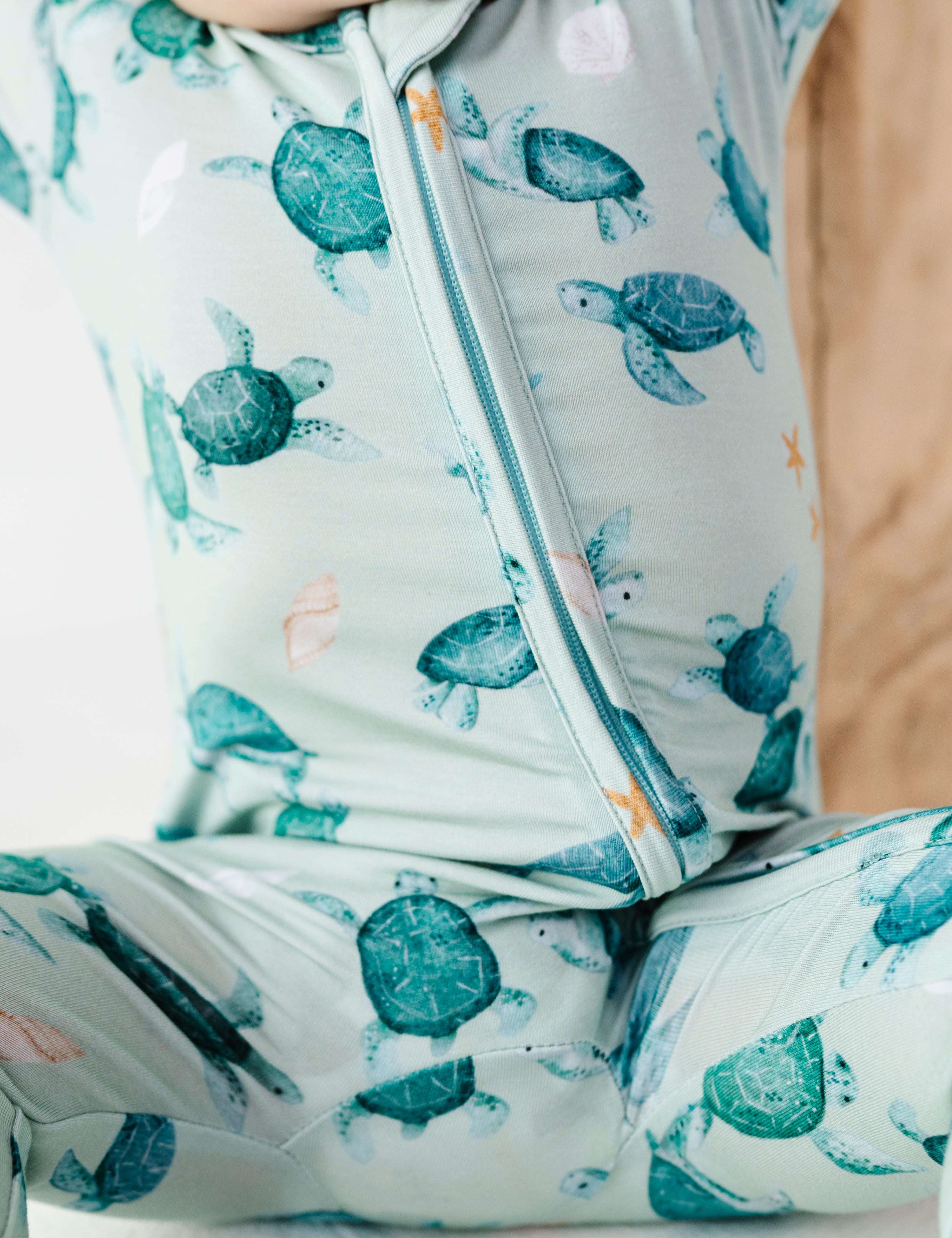Sea Turtles Zipper Onesie