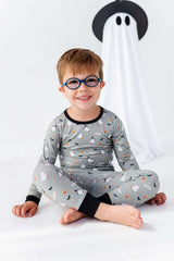 Happy Spooky Green Two Piece Pajama Set