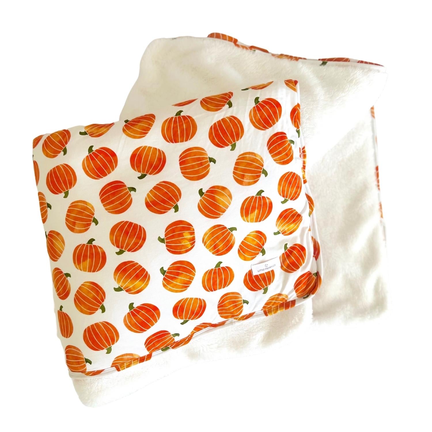 Pumpkin Plush Blanket
