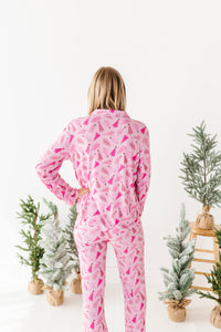 Pink Pine Tree Women's Flare Set